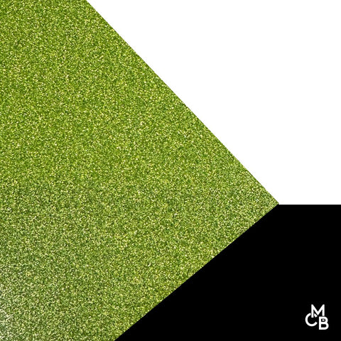 1/8" Green Apple Glitter Cast Acrylic Sheets