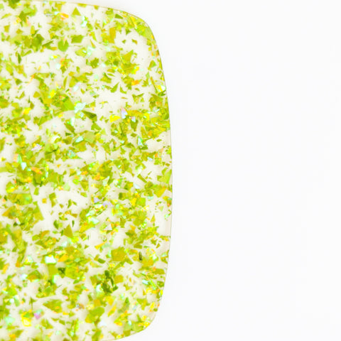 1/8" Green Flake Glitter Cast Acrylic Sheets