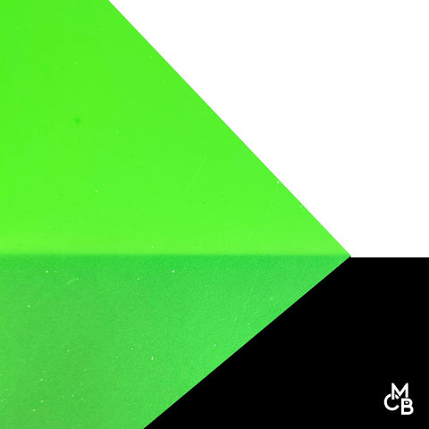 1/8" Green Glow in the Dark Cast Acrylic Sheets
