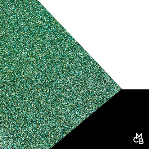 1/8" Green & Gold Double Sided Holographic Glitter Cast Acrylic Sheets