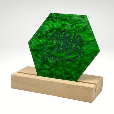 1/8" Green Pearl Cast Acrylic Sheets