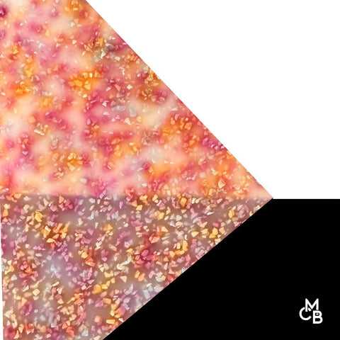 1/8" Groovy Tie Dye Terrazzo Cast Acrylic Sheets