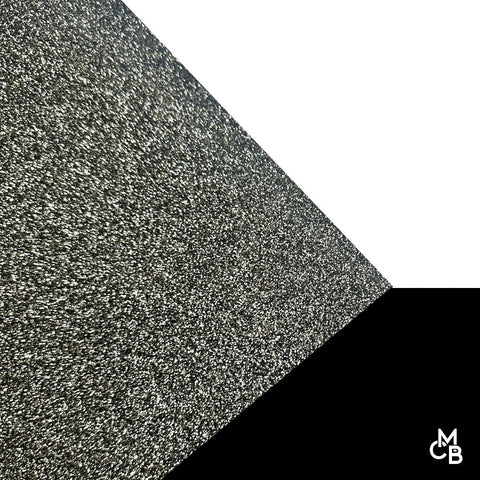 1/8" Gunmetal Gray Glitter Cast Acrylic Sheets