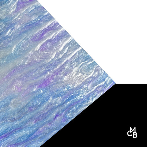 1/8" Ice Queen Marbled Glitter Cast Acrylic Sheets