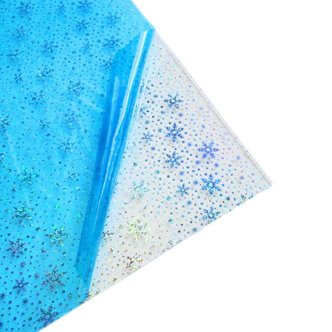 1/8" Iridescent Snowflake Acrylic Sheets