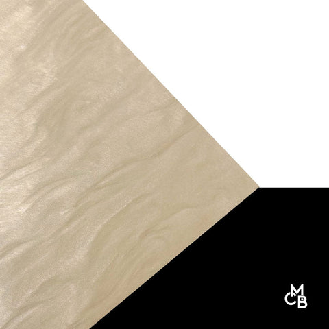 1/8" Ivory Pearlescent Shimmer Cast Acrylic Sheets