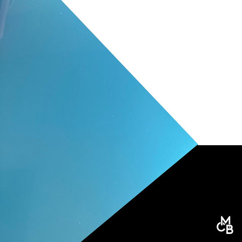1/8" Light Blue Metallic Cast Acrylic Sheets
