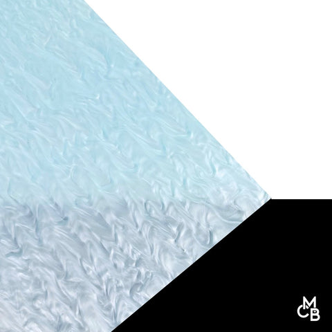1/8" Light Blue Pearl Cast Acrylic Sheets