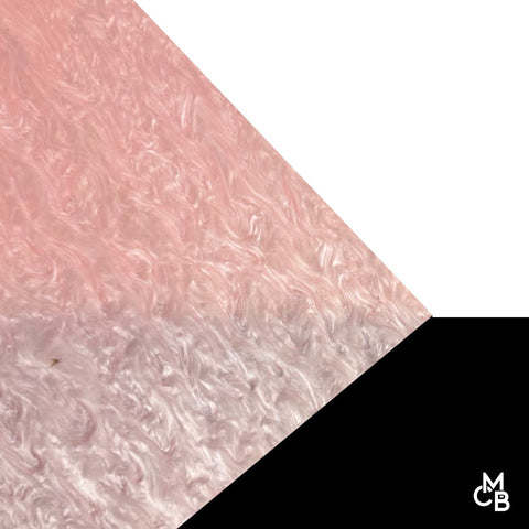 1/8" Light Pink Pearl Cast Acrylic Sheets
