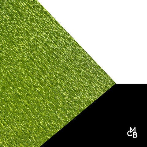 1/8" Lime Green Shimmer Fabric Cast Acrylic Sheets