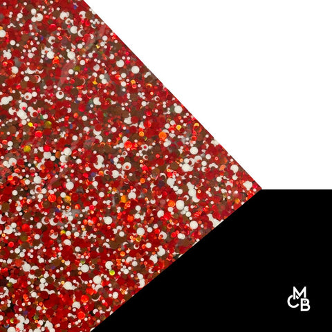 1/8" Lovely Lux Glitter Dots Cast Acrylic Sheets