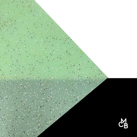 1/8" Majestic Mint Glitz Glitter Cast Acrylic Sheets
