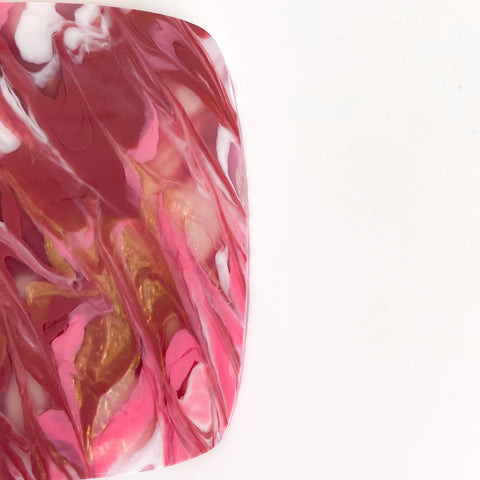 1/8" Marvelous Mauve Paint Pour Cast Acrylic Sheets