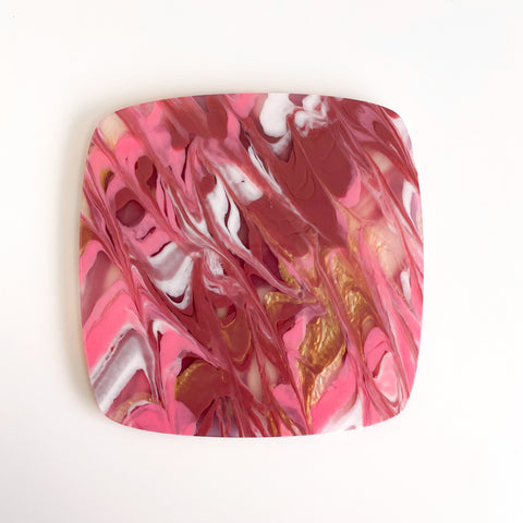 1/8" Marvelous Mauve Paint Pour Cast Acrylic Sheets