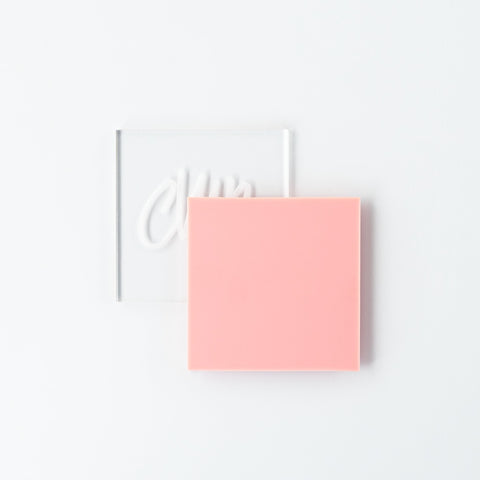 1/8" Matte Salmon Cast Acrylic Sheets | Matte/Matte Finish