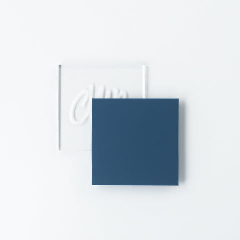 1/8" Matte Slate Navy Blue Cast Acrylic Sheets | Matte/Gloss Finish