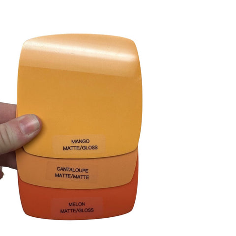 1/8" Matte Mango Cast Acrylic Sheets | Matte/Gloss Finish