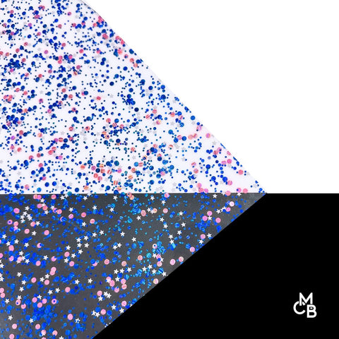 1/8" Miss Americana Glitter Dots Cast Acrylic Sheets