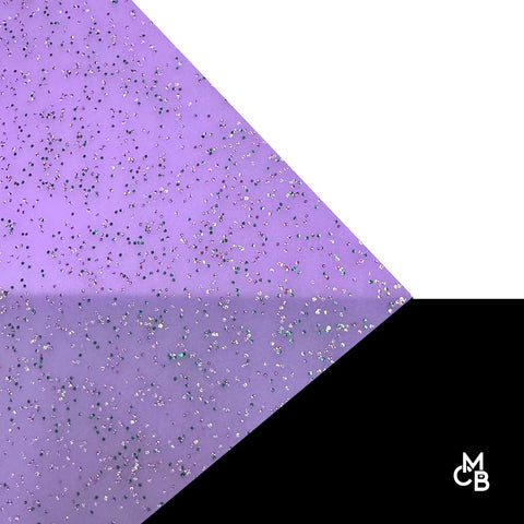 1/8" Mystic Orchid Glitz Glitter Cast Acrylic Sheets