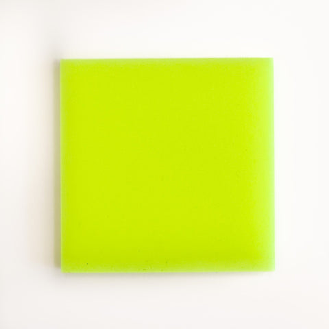 1/8" Matte Neon Softball Yellow Cast Acrylic Sheets | Matte/Gloss Finish