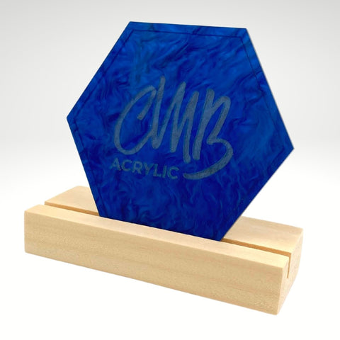 1/8" Ocean Blue Pearl Cast Acrylic Sheets