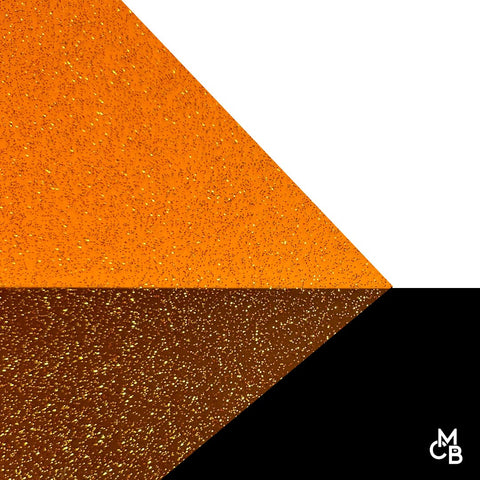 1/8" Orange Glitter Jellies Cast Acrylic Sheets