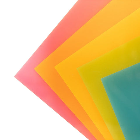 1/8" Orange Glow in the Dark Cast Acrylic Sheets