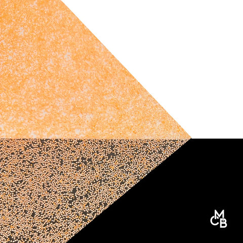 1/8" Orange GlowGlitter Cast Acrylic Sheets