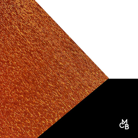 1/8" Orange Shimmer Fabric Cast Acrylic Sheets