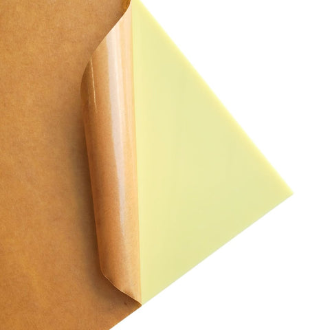 1/8" Gloss Pale Yellow Cast Acrylic Sheets