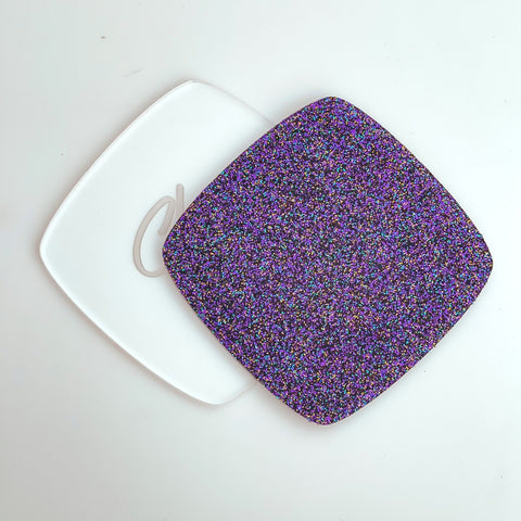 1/8" Pardi Gras Glitter Cast Acrylic Sheets