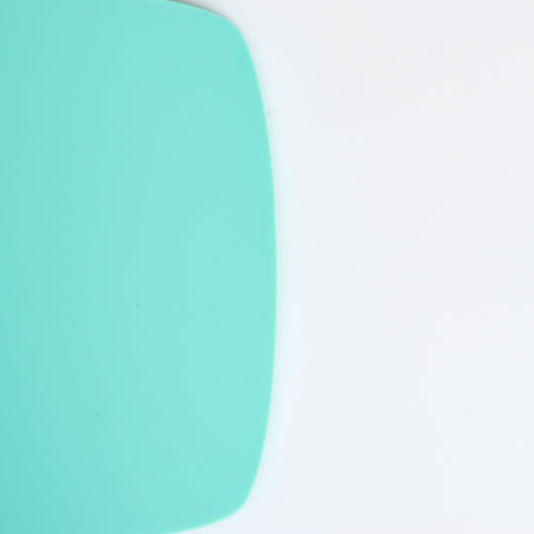 1/8" Matte Pastel Caribbean Sea Cast Acrylic Sheets | Matte/Gloss Finish