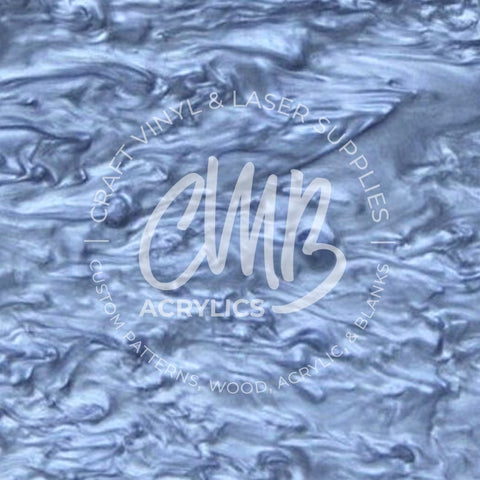 1/8" Periwinkle Pearl Cast Acrylic Sheets