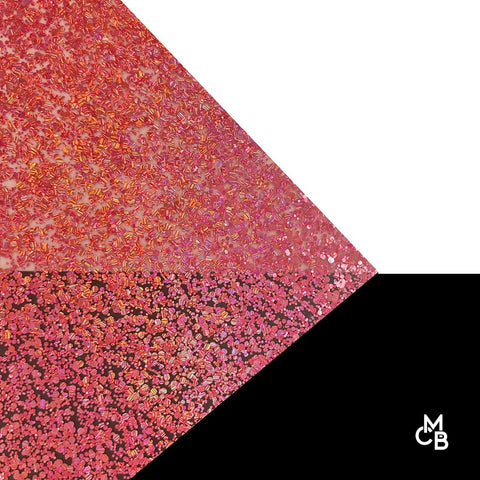 1/8" Pink Coral Dazzle Glitter Cast Acrylic Sheets