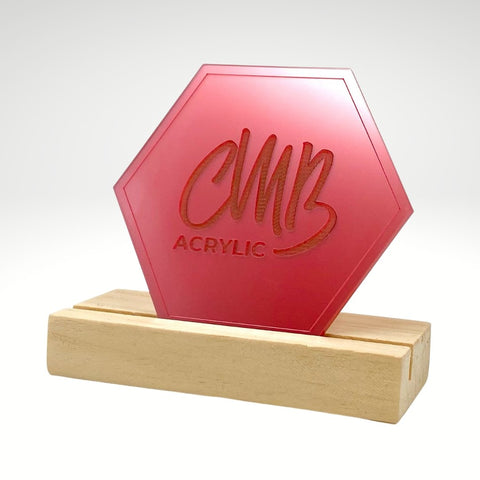 1/8" Light Pink Metallic Cast Acrylic Sheets