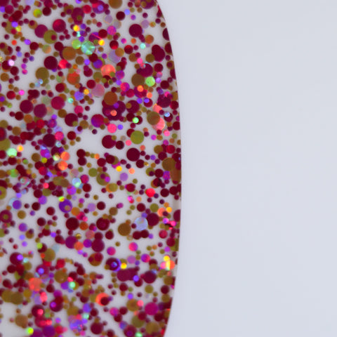 1/8" Sunset Sparkle Glitter Dots Cast Acrylic Sheets