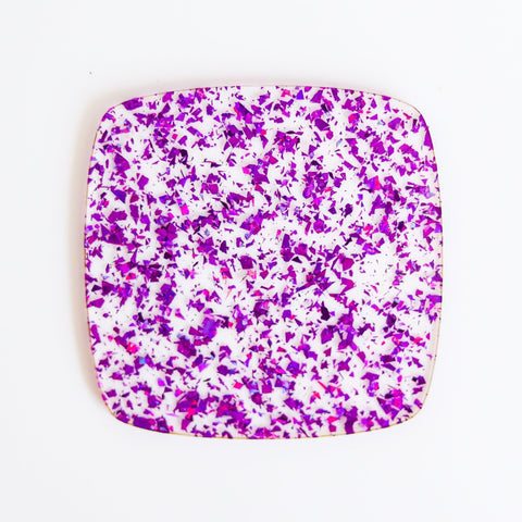 1/8" Purple Flake Glitter Cast Acrylic Sheets