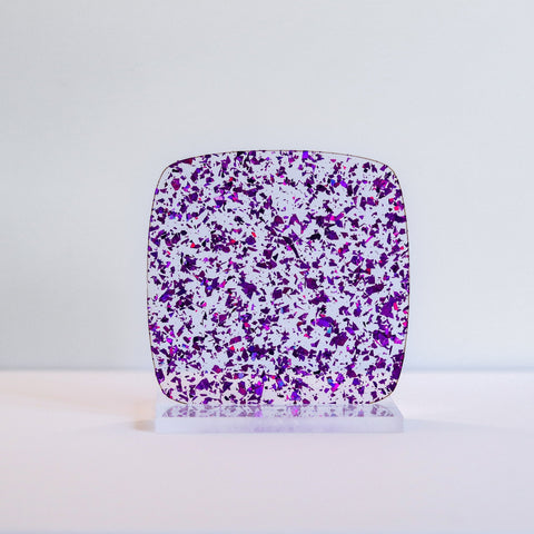 1/8" Purple Flake Glitter Cast Acrylic Sheets