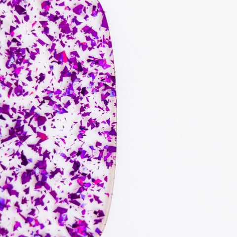 1/8" Purple Flake Glitter Cast Acrylic Sheets