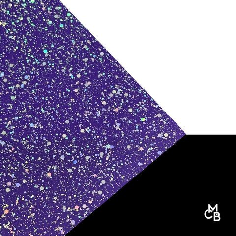 1/8" Purple Diamond Dust Glitter Dots Cast Acrylic Sheets