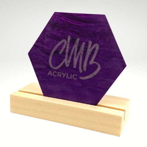 1/8" Purple Pearl Cast Acrylic Sheets