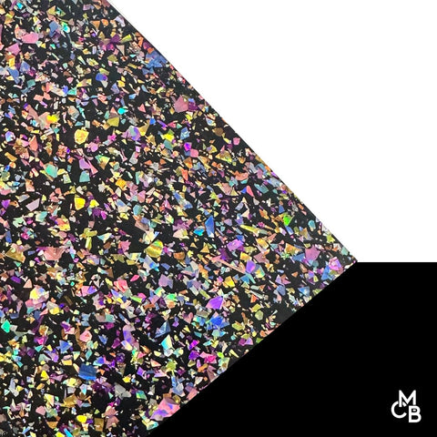 1/8" Queen's Confetti Flake Glitter Cast Acrylic Sheets