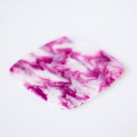 1/8" Raspberry Creme Swirl Cast Acrylic Sheets