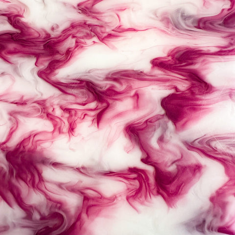 1/8" Raspberry Creme Swirl Cast Acrylic Sheets
