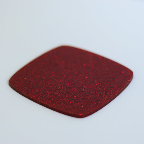 1/8" Red Glitter Cast Acrylic Sheets