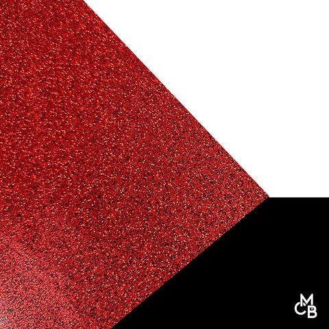 1/8" Red Glitter Cast Acrylic Sheets