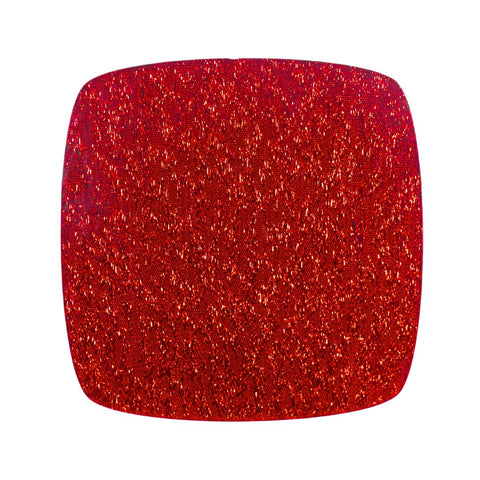 1/8" Red Shimmer Fabric Cast Acrylic Sheets