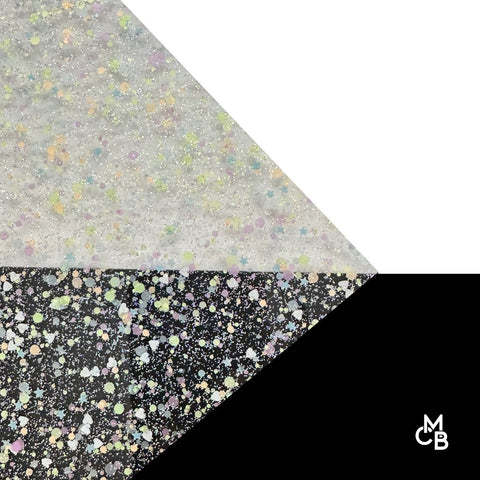 1/8" Rockabye Baby Pastel GlitterBlend Cast Acrylic Sheets
