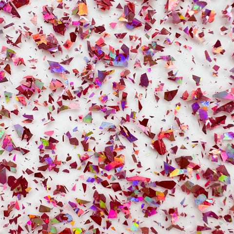 1/8" Rose Gold Flake Glitter Cast Acrylic Sheets