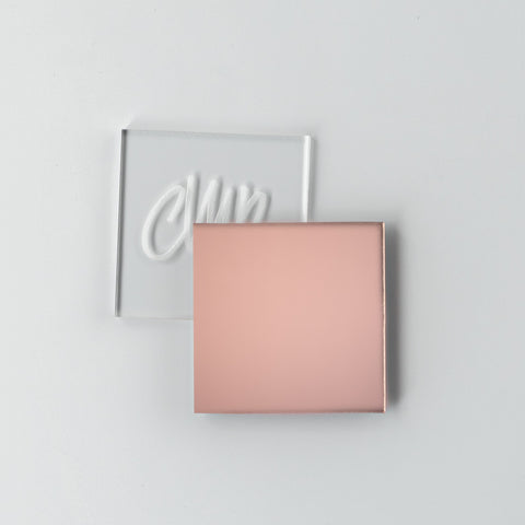 1/8" Rose Gold Mirror Acrylic Sheets